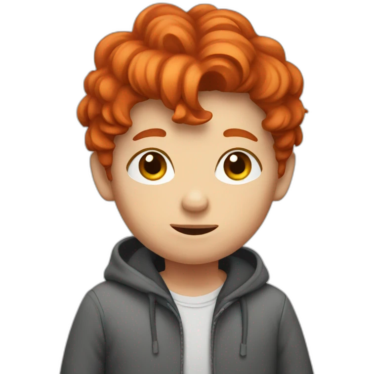 red hair boy emoji