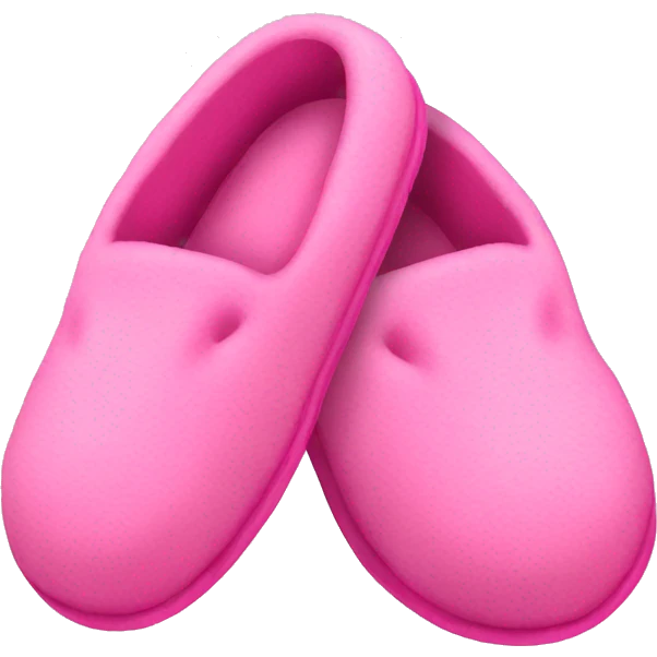 Pink slippers emoji