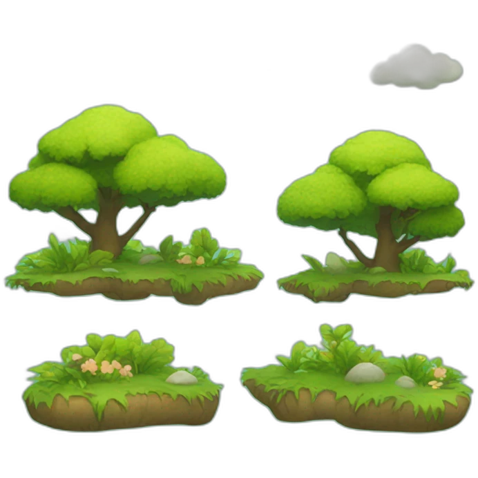 Cute nature emoji