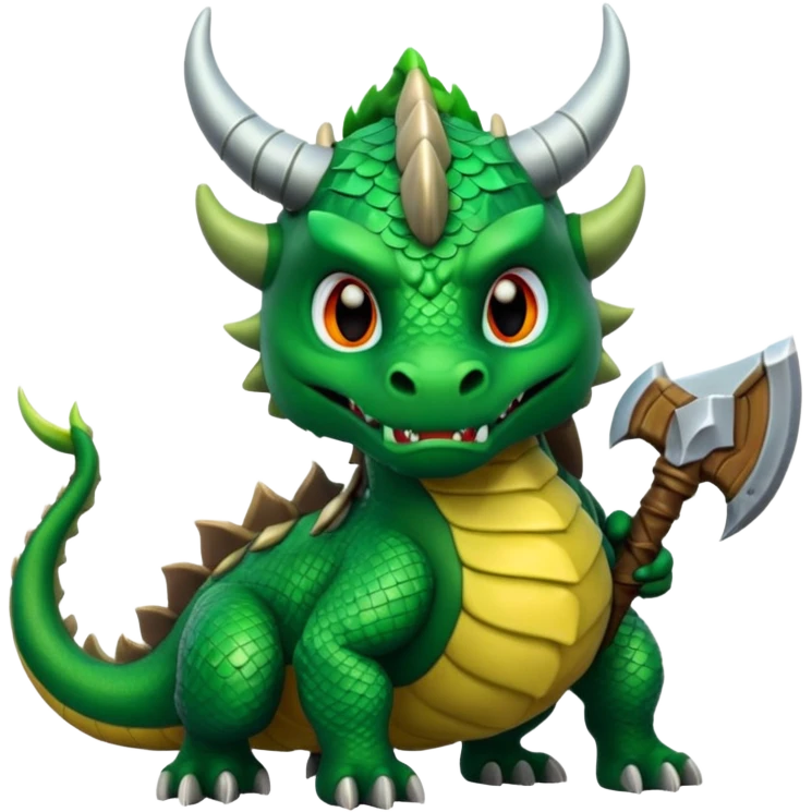 Dragón vikingo emoji