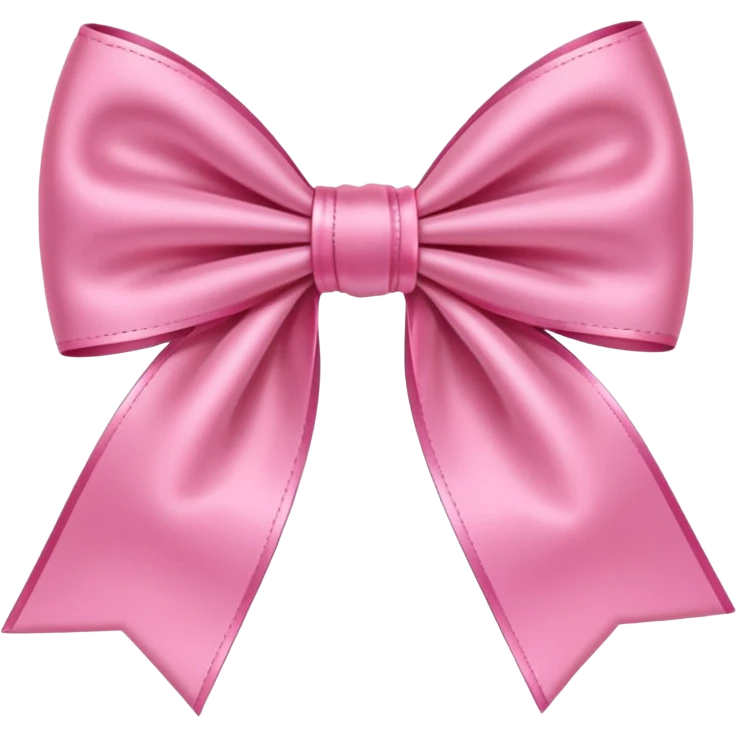 pink preppy bow emoji