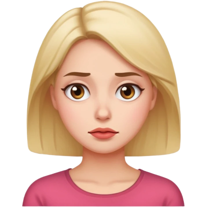 blushing& pretending to be uninterested by rolling eyes emoji