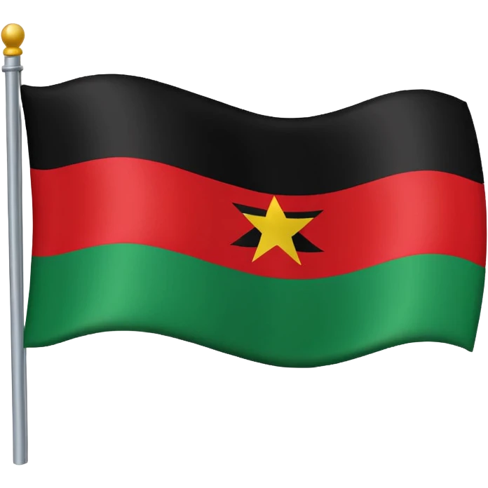 Pan African flag emoji