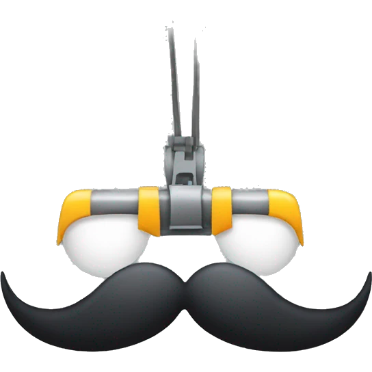 construction crane mustache emoji