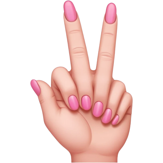 pink middle finger emoji