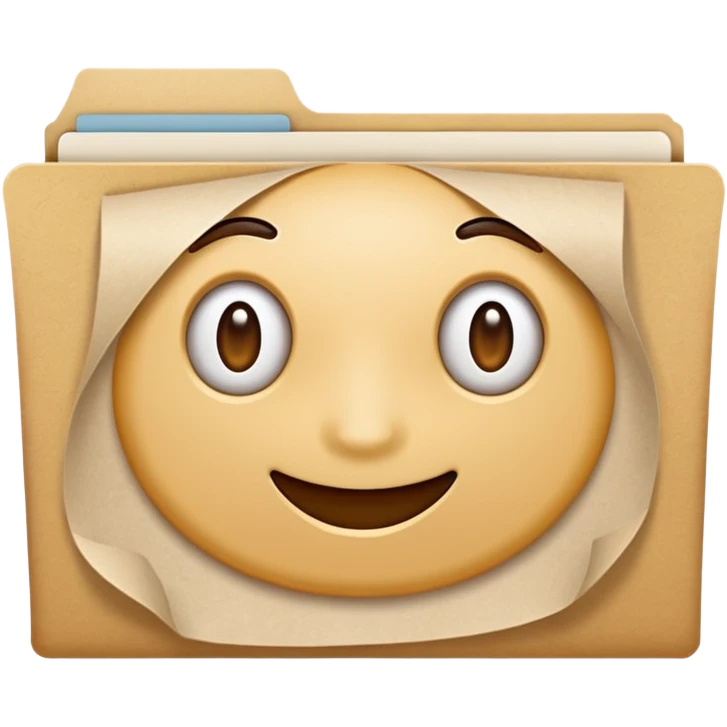 Singular Office Manila folder emoji