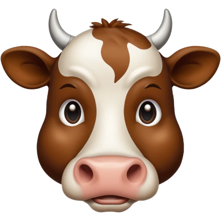 Cow face, word saying MU at the top emoji