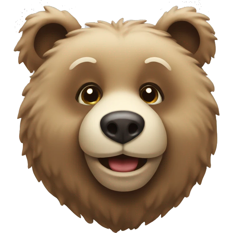 Loving bear emoji