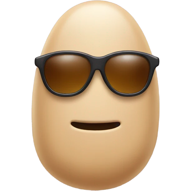 beans with sunglasses  emoji