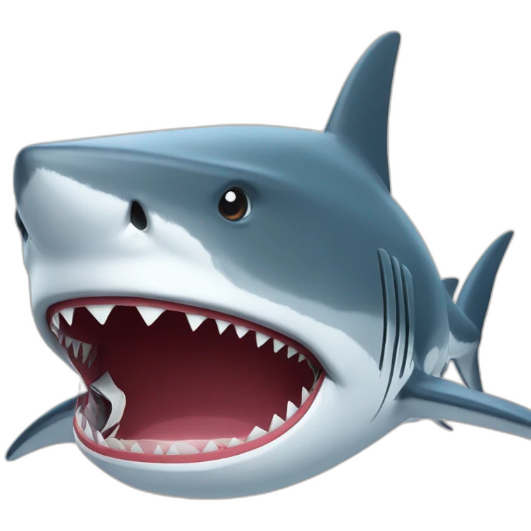 Shark with air jordan emoji