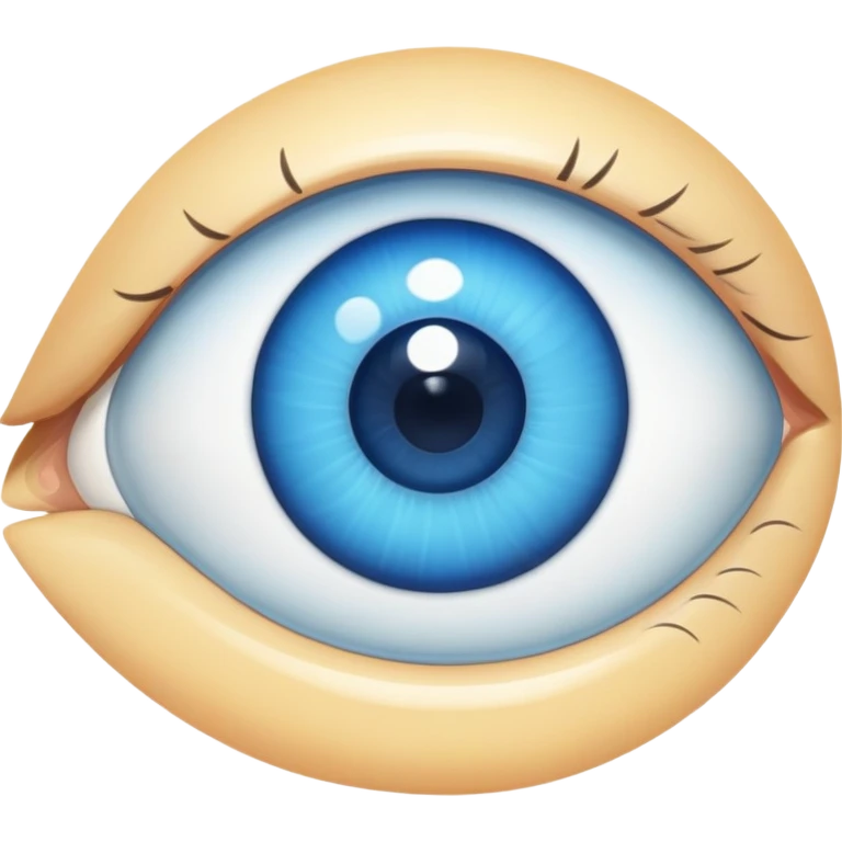 голубой глаз emoji
