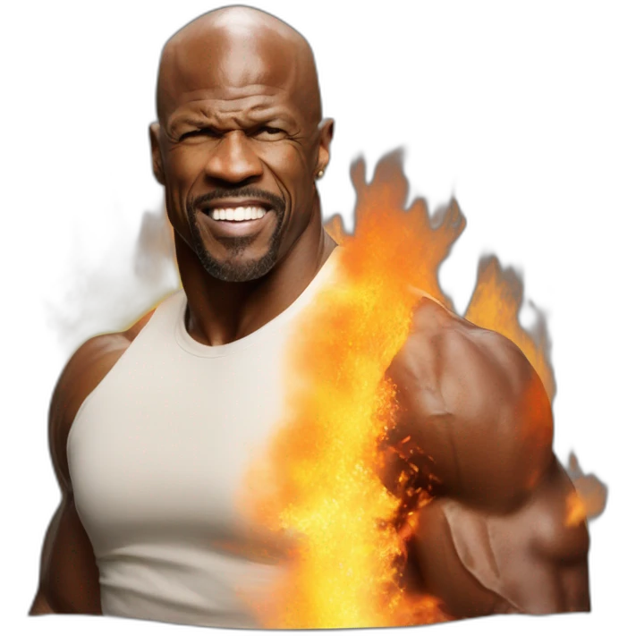 Terry crews on fire emoji
