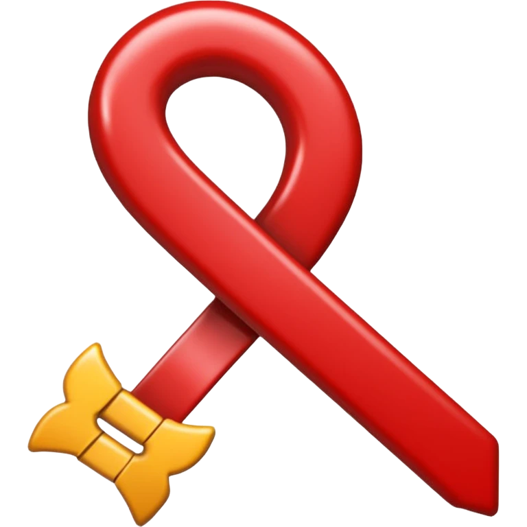 Dunkelrote schleife emoji