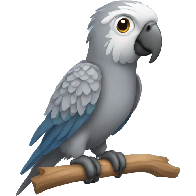 gray parrot emoji