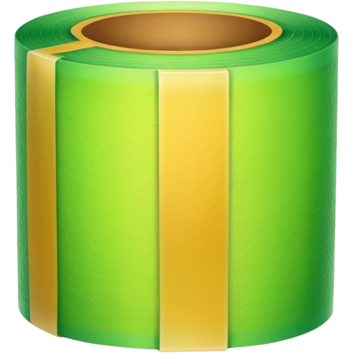 emoji of warm light green tape emoji