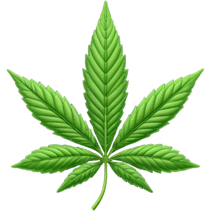 Hoja de la marihuana emoji emoji
