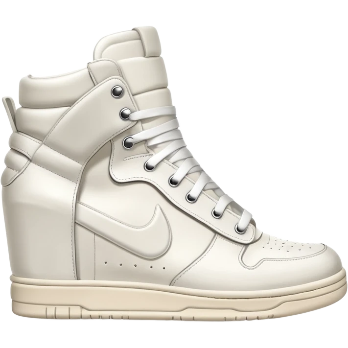 rick owens milk dunk all white emoji