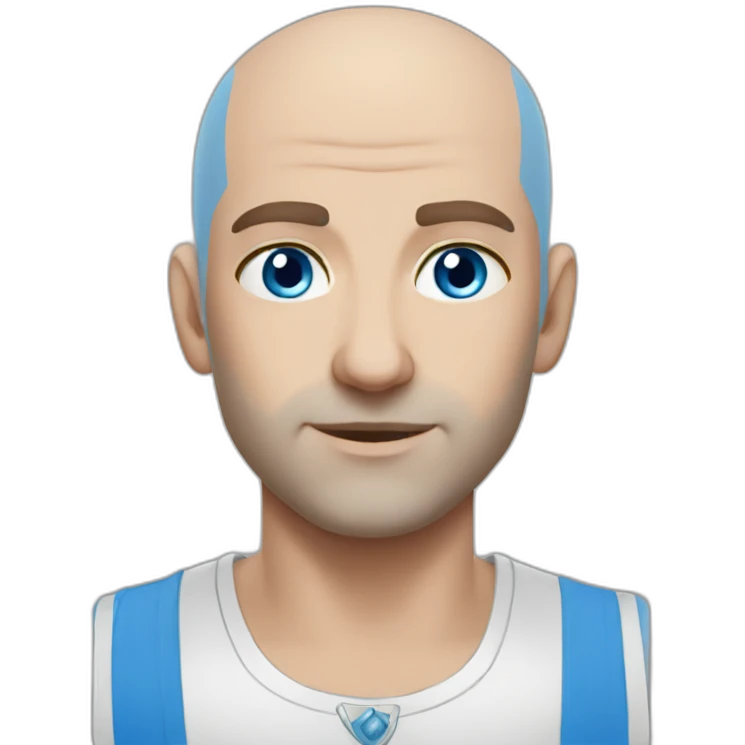 bald pretty brave adult slavic blue-eyed guy emoji