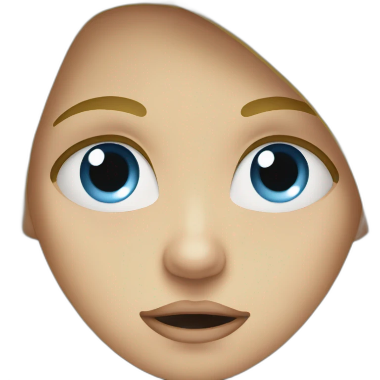 blond blue eye leaving sad cry emoji
