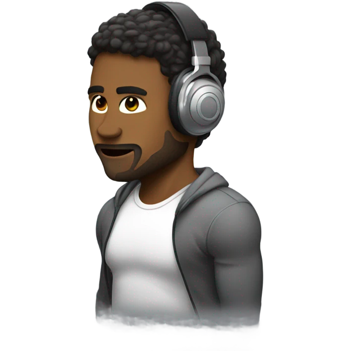 Listening to my music working out emoji