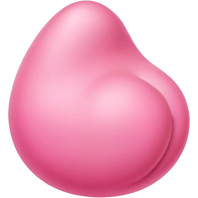 big juicy cartoon butt, playful and lighthearted emoji