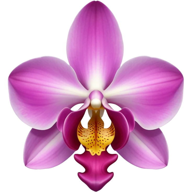 Orchid flower emoji emoji