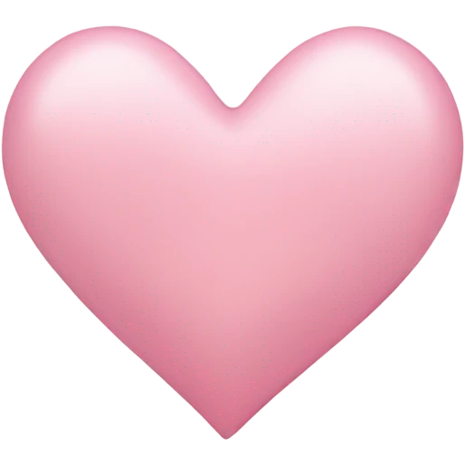 Light Pink Heart emoji