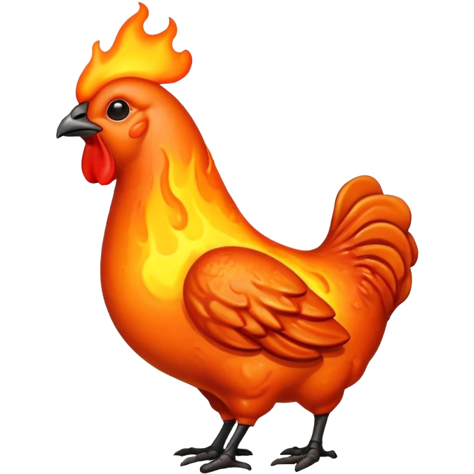 Lava chicken  emoji