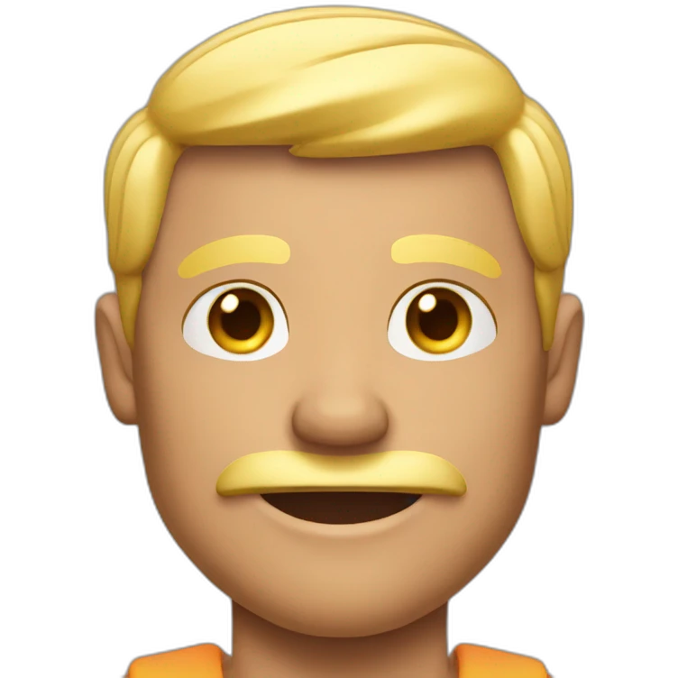 good looking muscle man emoji