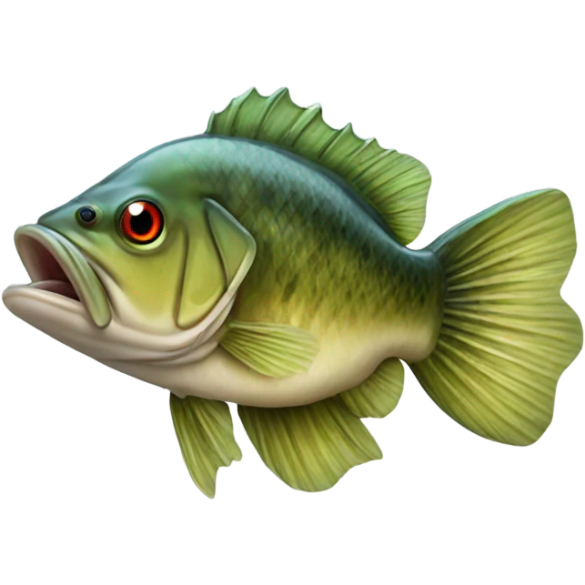Freaky ass bass fish emoji