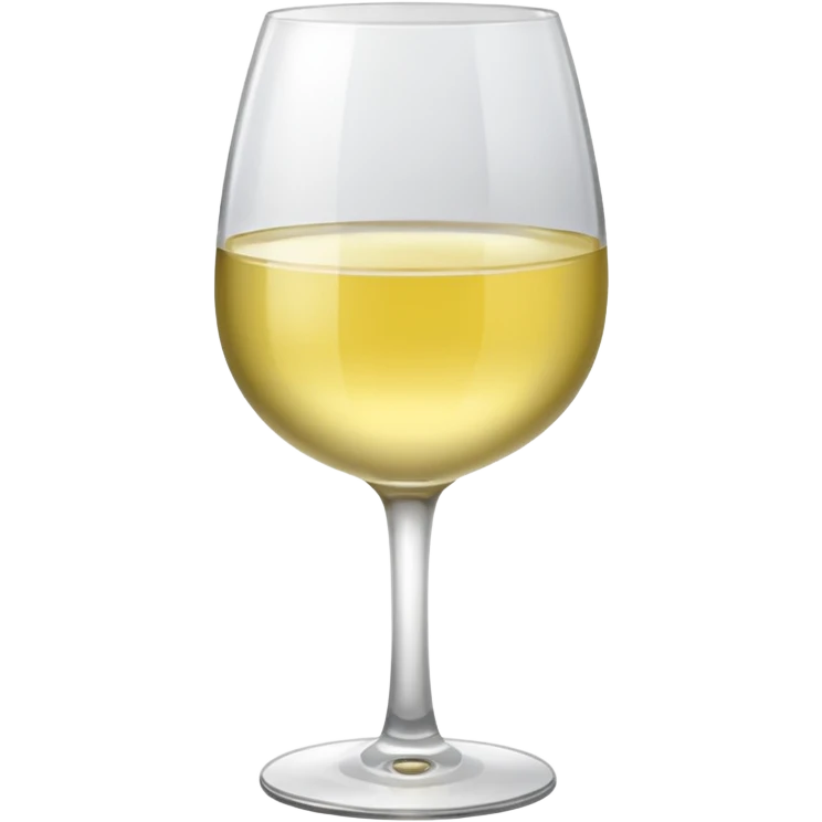 glass of white wine  emoji