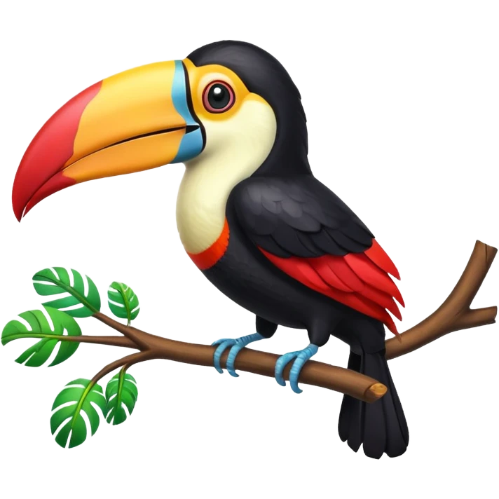 3d style tucan bird emoji