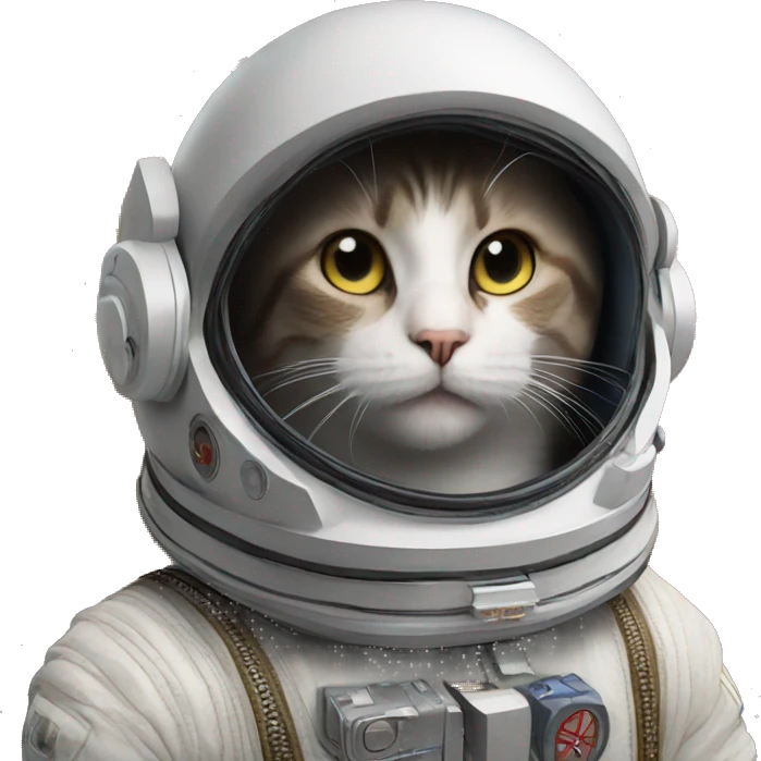 A Cat in space emoji
