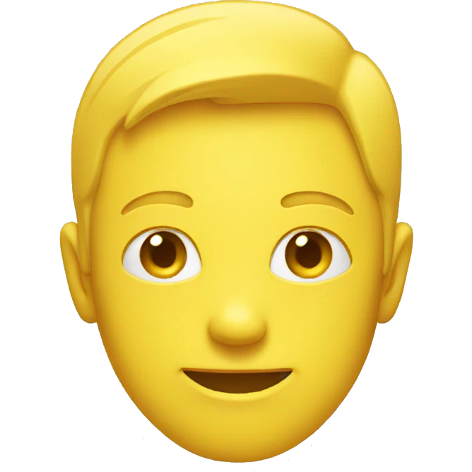 blank yellow emoji face emoji
