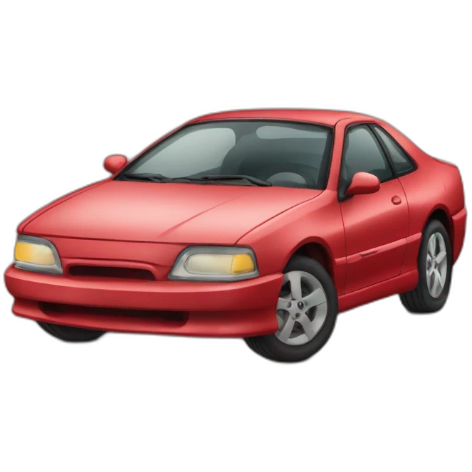 carro vermelho quebrado emoji