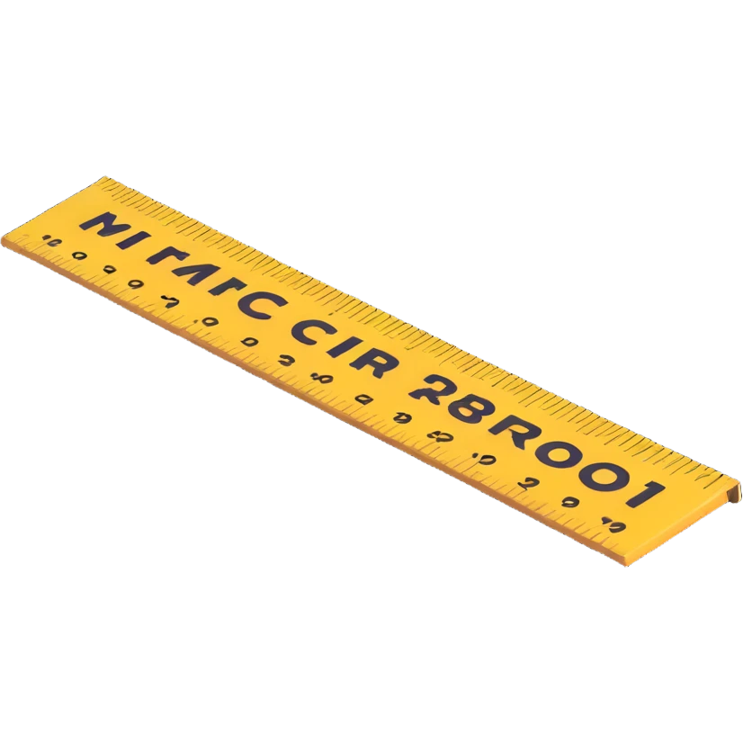 centimetre ruler floating emoji