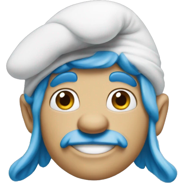 Smurf  emoji