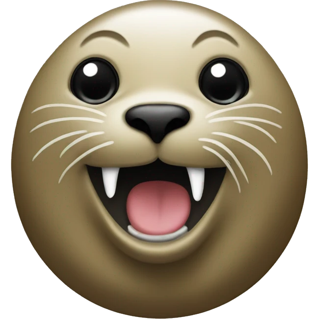 Seal in starbucks emoji