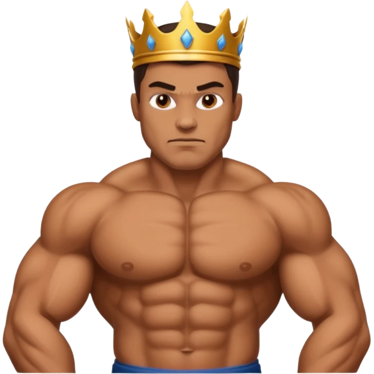 muscle arm emoji body builder king emoji  emoji