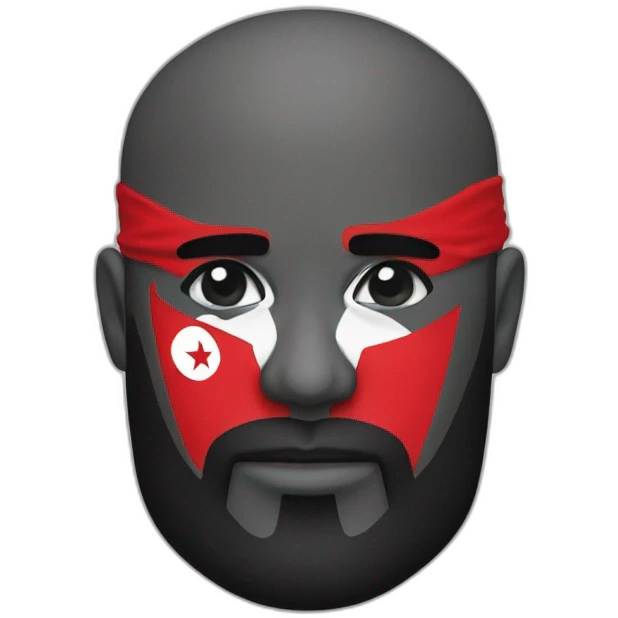 Kaaris avec le drapeau tunisie emoji