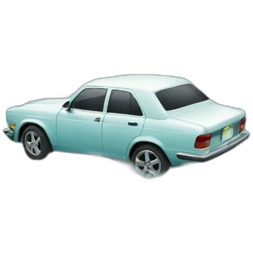 Car in sea emoji