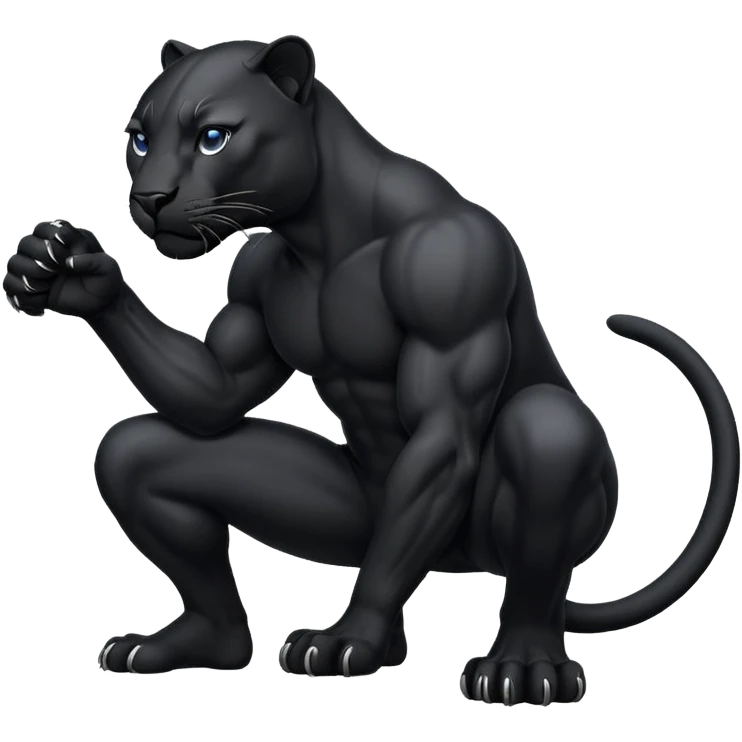 panther crouching emoji