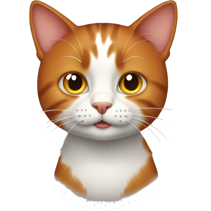 Cat with red hair emoji
