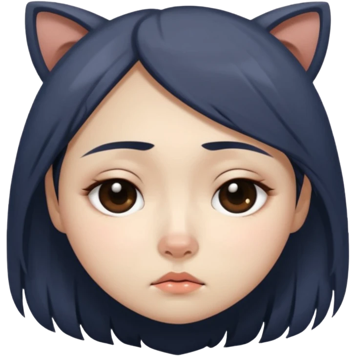 dark circles eyes Raccoon eyes sleepy 皮肤差 亚洲女孩  emoji