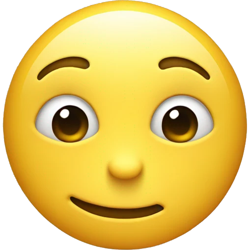 Smiley face with side eyes emoji