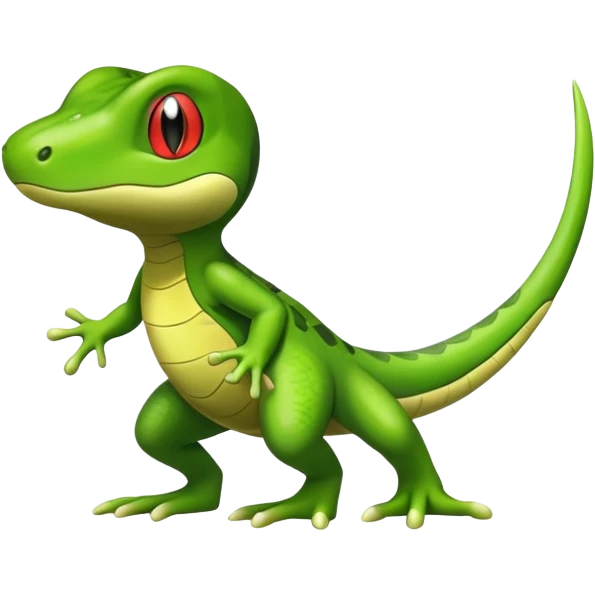 Treecko (full body)  emoji
