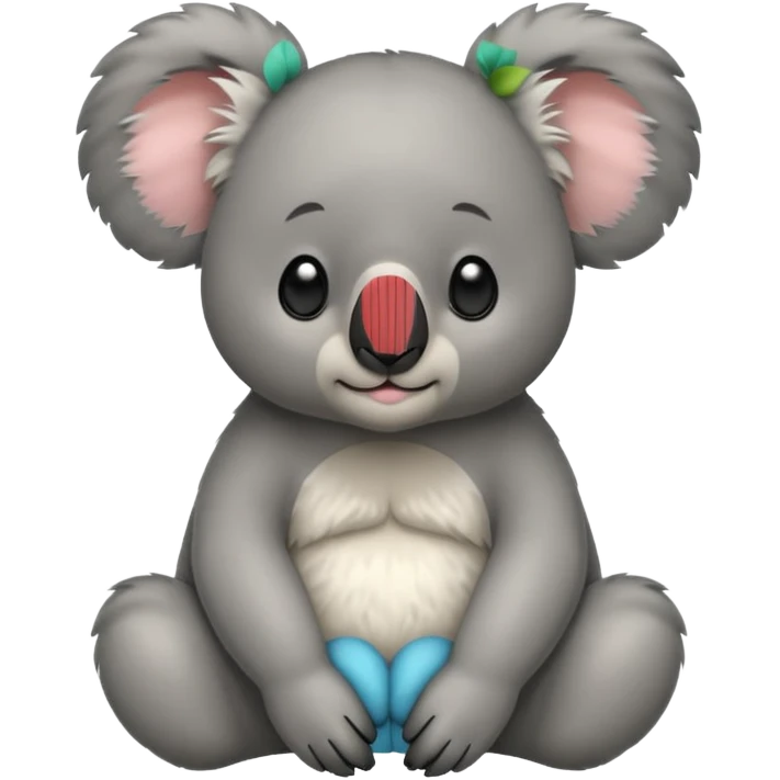 High resolution of A  koala emoji