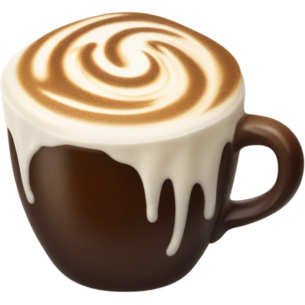 raf coffee with cream and sugar emoji