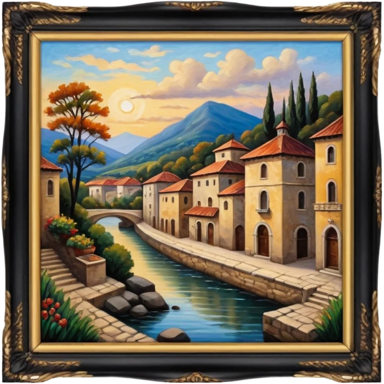 Auction painting emoji