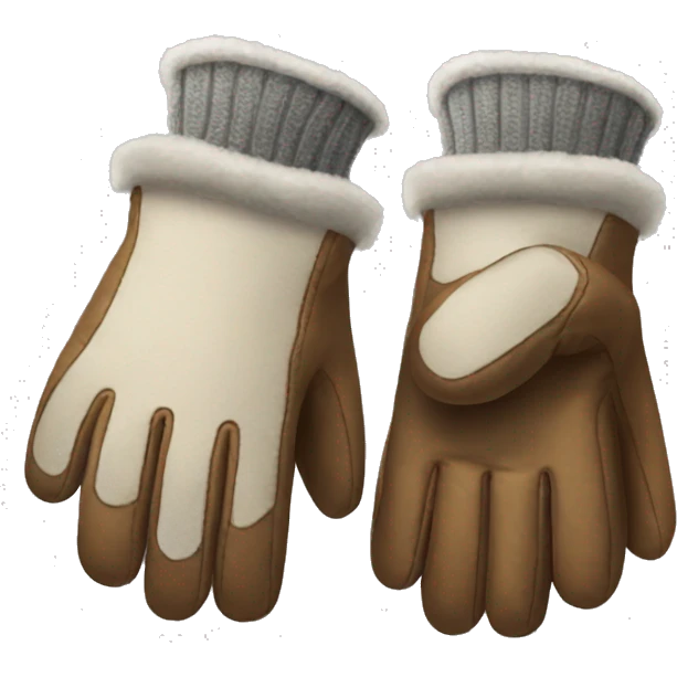 Winter gloves emoji